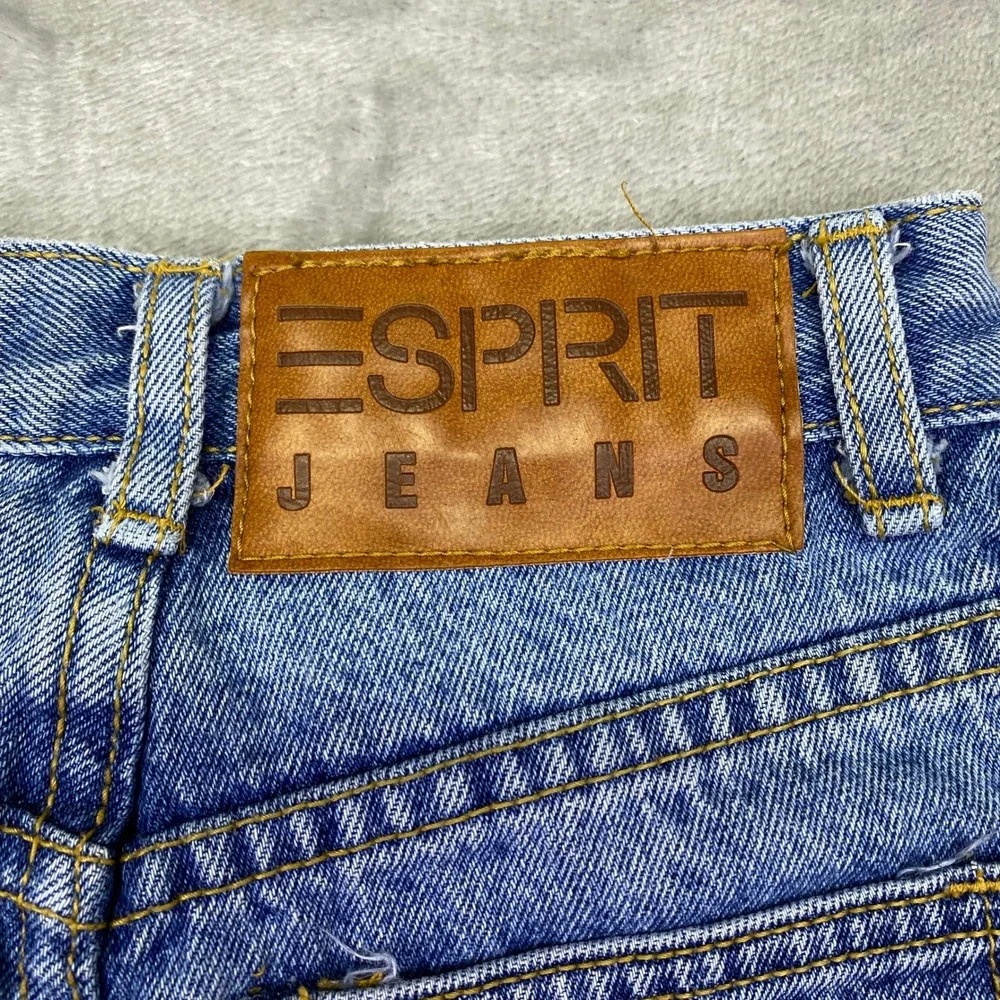 VTG Esprit Kids Acid Wash Denim Jeans Light Blue Sz 10 Fits 20